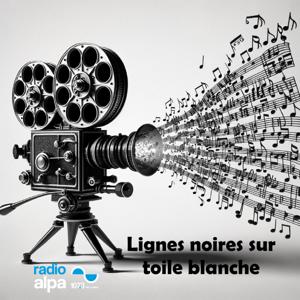 Lignes Noires Sur Toile Blanche