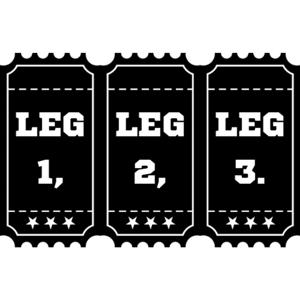 Leg 1, Leg 2, Leg 3