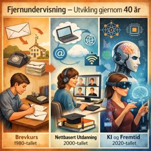 Fjernundervisning gjennom 40 år