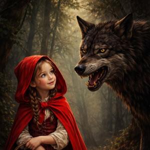 "La Caperucita Roja", cuento sonoro infantil con narración dramatizada