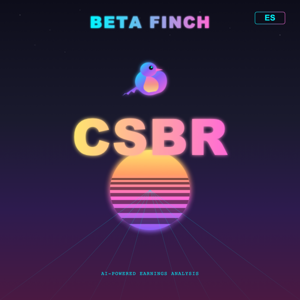 Beta Finch - Champions Oncology - CSBR - ES