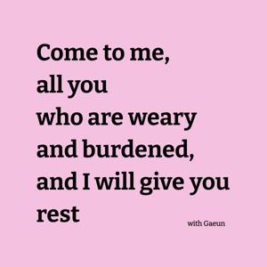 수고하고 무거운 짐 진 자들에게🪽🤍