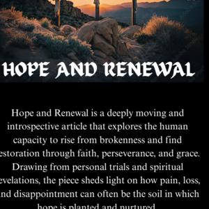The Hope and Renewal Podcast