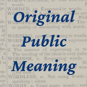 Original Public Meaning