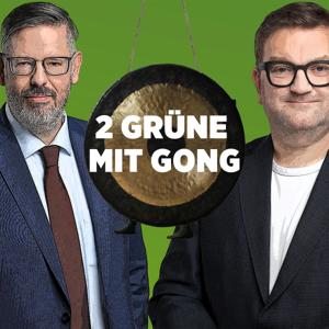 Zwei Grüne mit Gong