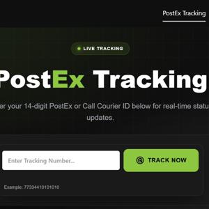 Pakistan PostEx Tracking Hub