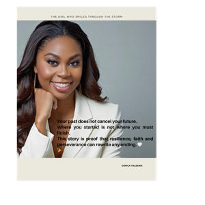 The girl who smiled through the storm