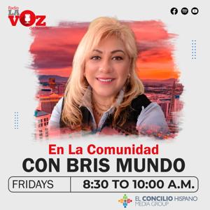 En La Comunidad, con Bris Mundo