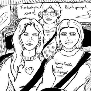 Frontscheibe und Rückspiegel