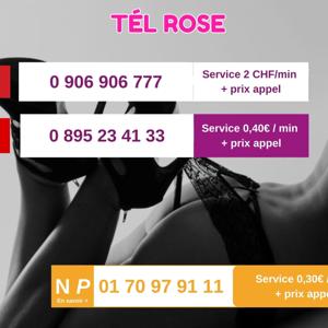 Tel Rose 0895 69 09 18 Numéro d'Appel Sans CB & Sans Attente