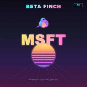 Beta Finch - Microsoft - MSFT - DE