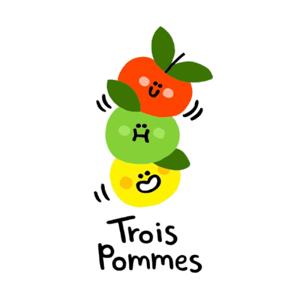 Trois pommes