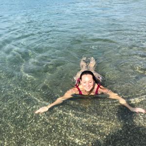 Kristin in the Current