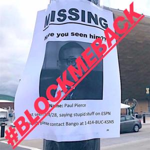 #BLOCKMEBACK