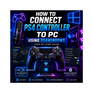 How to Connect PS4 Controller to PC using DS4Windows