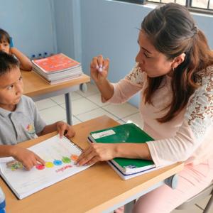 El papel de la maestra de nivel inicial