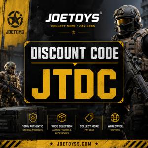 JOETOYS Discount Code “JTDC”