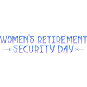 Women's Retirement Security Day