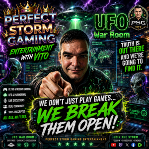 Perfect Storm Gaming Entertainment With VITO Retro Gaming UFO's & MORE