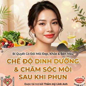 Chế độ dinh dưỡng & cách chăm sóc môi sau khi phun