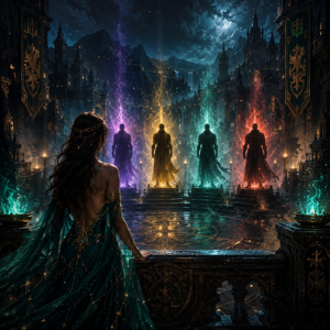 Four Crowns — A Why-Choose Reverse Harem Fantasy Romance