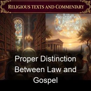 Proper Distinction Between Law and Gospel