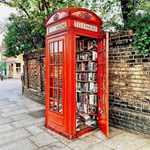 La cabina de los libros.