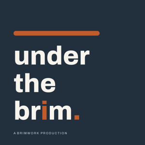 under the brim