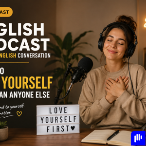 English Podcast for Easy English Conversation | Learn To Love Yourself More Than Anyone Else