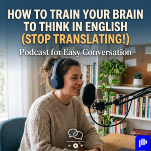 How to Train Your Brain to Think in English (Stop Translating!)| Podcast for Easy Conversation