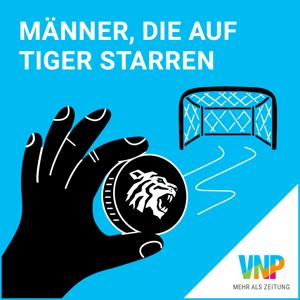 Männer, die auf Tiger starren