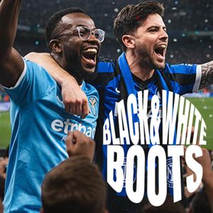 Black and White Boots