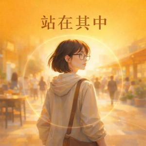 站在其中