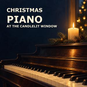 Christmas Piano at the Candlelit Window