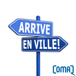Arrive en ville!