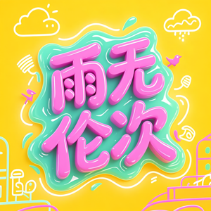 雨无伦次.