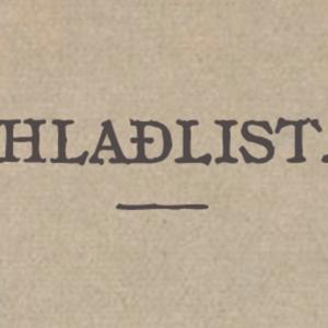 HLAÐLIST.