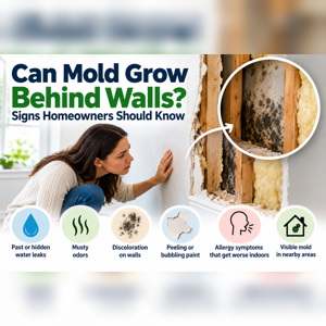 Can Mold Grow Behind Walls? Signs Homeowners Should Know