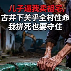 儿子逼我卖祖宅，古井下关乎全村性命，我拼死也要守住