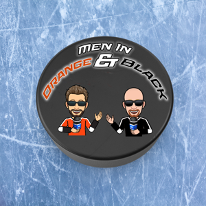 Men In Orange & Black