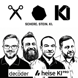 Schere. Stein. KI. - von THE DECODER und heise KI PRO