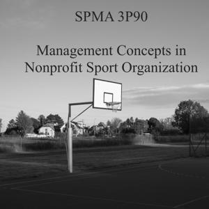 SPMA - 3P90 Management Concepts in Nonprofit Sport Organizations