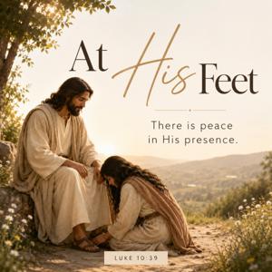 At His Feet