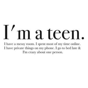 Being a teen