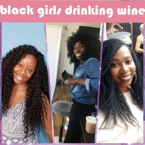 blackgirlsdrinkingwine