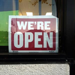 We're Open