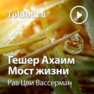 Рав Цви Вассерман  — Гешер Ахаим — Мост жизни