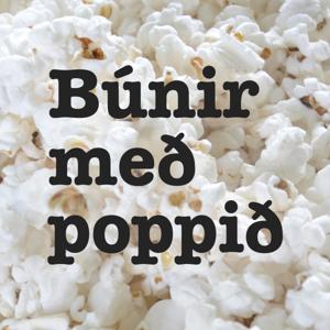 Búnir með poppið