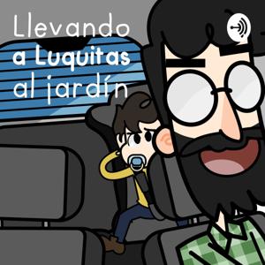 Llevando a Luquitas al jardín