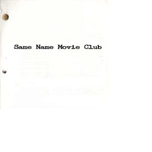 Same Name Movie Club